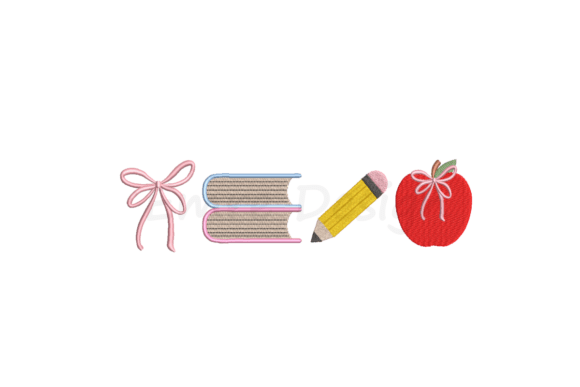 Coquette School Embroidery